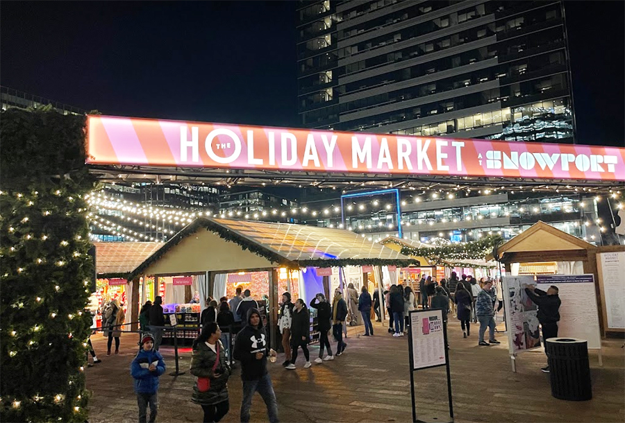 Boston Seaport – The Holiday Market at Snowport